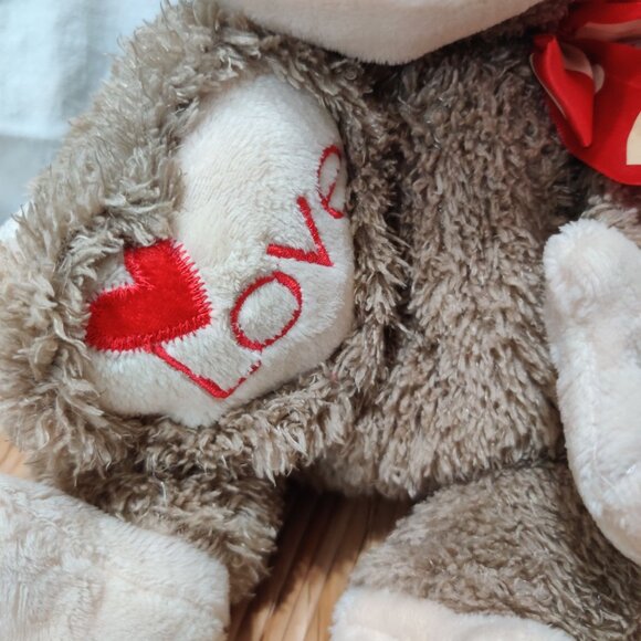 DanDee Collector’s Choice Monkey Plush Stuffed Animal Red Heart Love Toy 10" - Picture 6 of 8